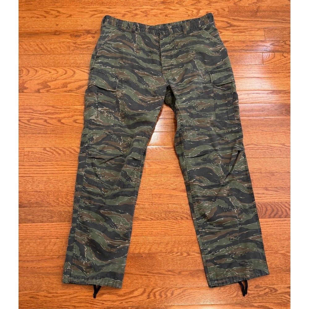 Rothco Ultra Force BDU Pants Mens Large Regular (36x31) Tiger Stripe Camo Cargo